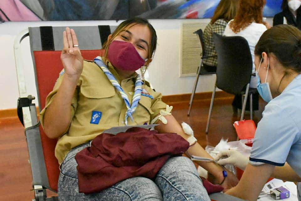 Scouts de Argentina y el Instituto de Hemoterapia de Buenos Aires se unen para salvar vidas